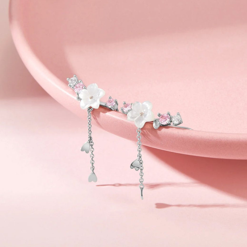 桜の花のイヤリング
