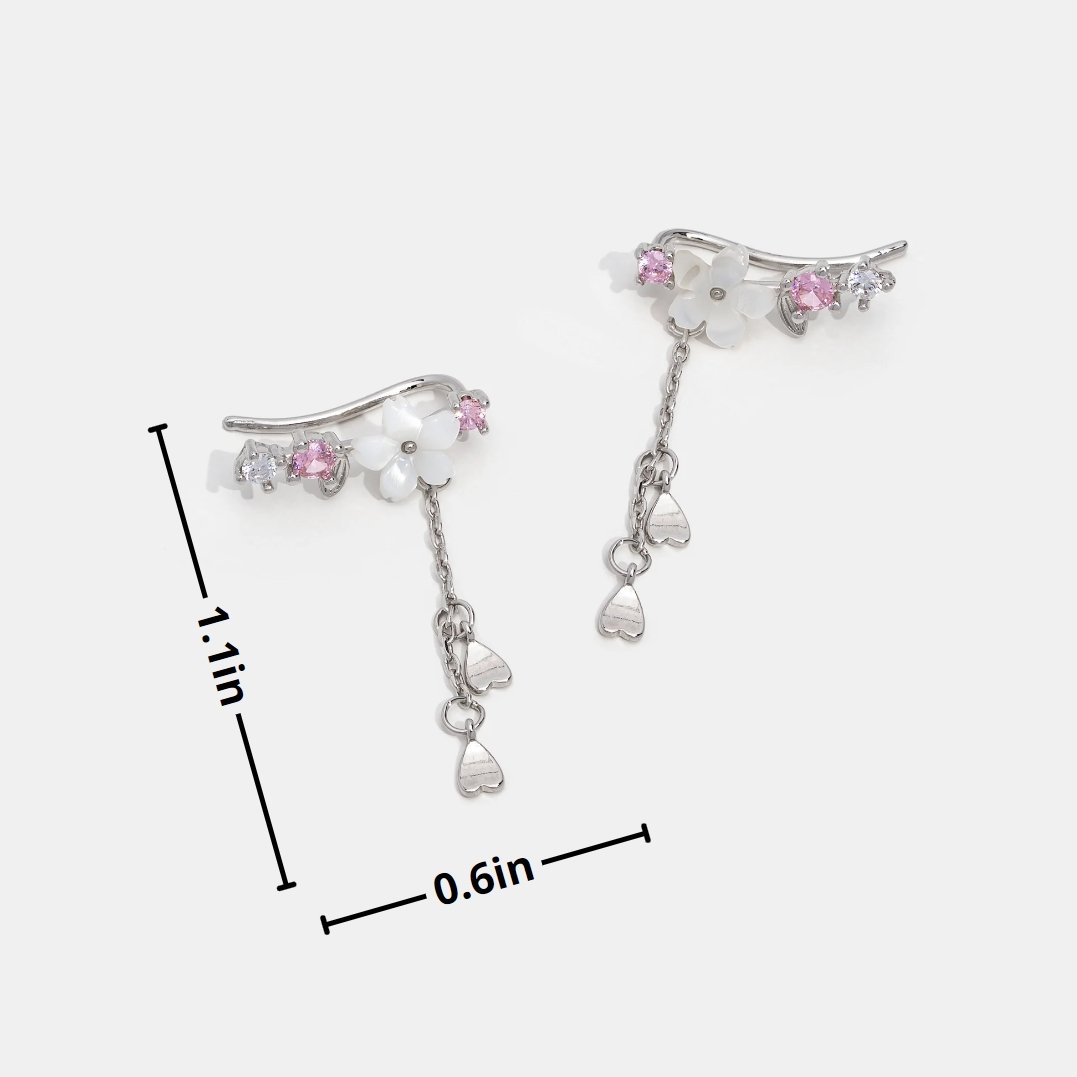 桜の花のイヤリング